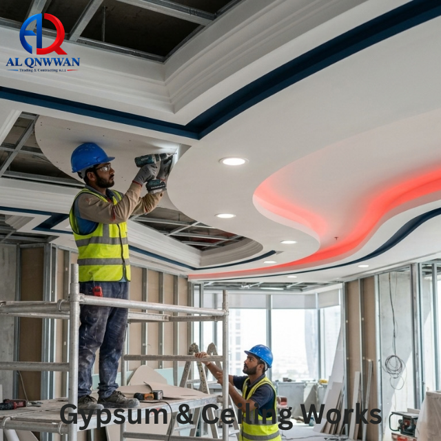 Gypsum & Ceiling Works